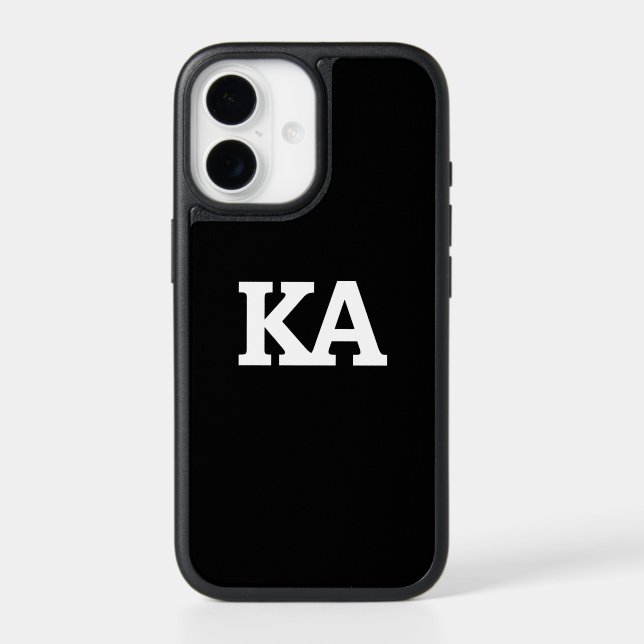 Alpha Phi Letters Otterbox iPhone Case (Back)