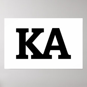 Alpha Phi Letters Poster