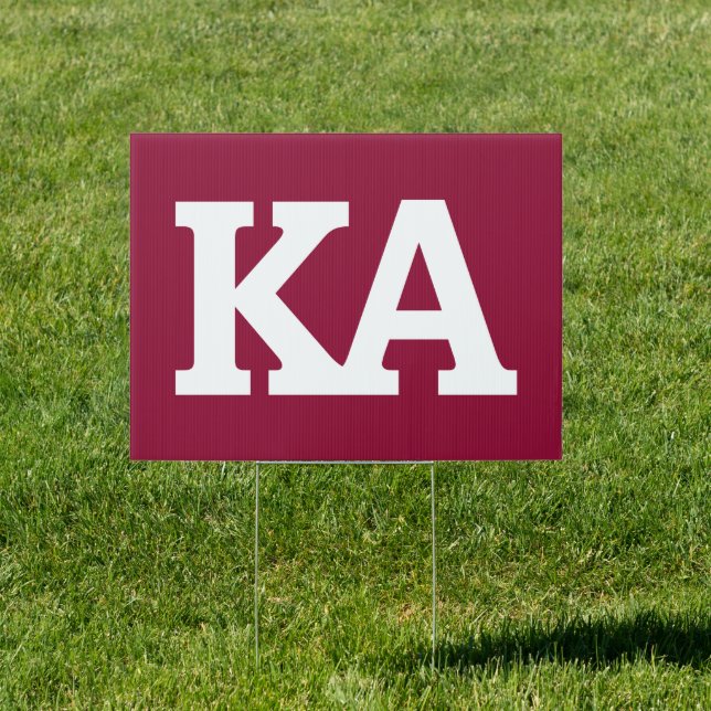 Alpha Phi Letters Sign (Insitu)