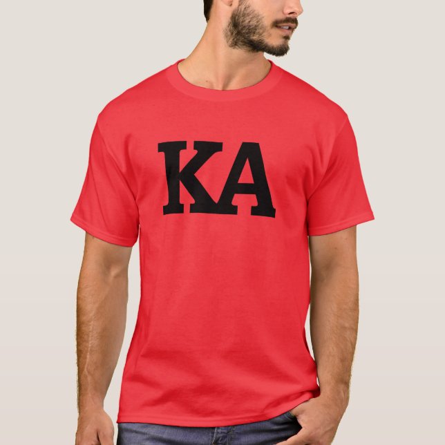 Alpha Phi Letters T-Shirt (Front)