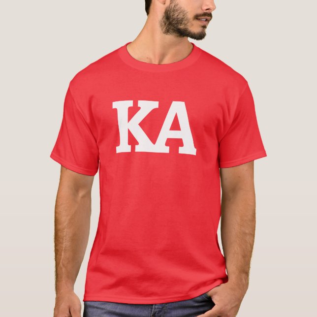 Alpha Phi Letters T-Shirt (Front)