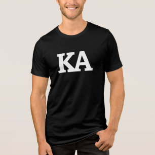 Alpha Phi Letters Tri-Blend Shirt