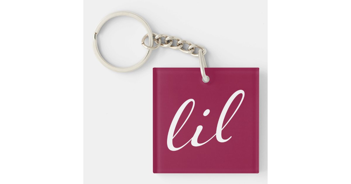 Alpha Phi | Lil Script Keychain | Zazzle