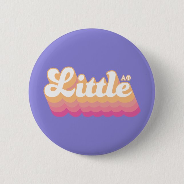 Alpha Phi | Little Button (Front)