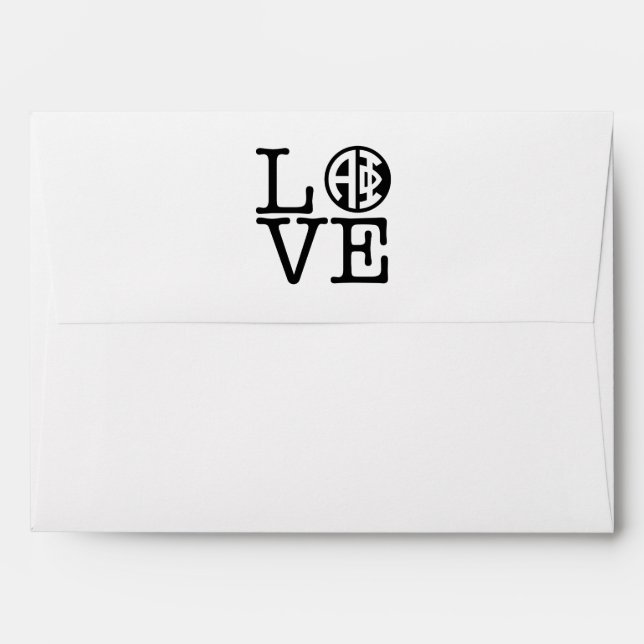 Alpha Phi | Love Envelope (Back (Top Flap))