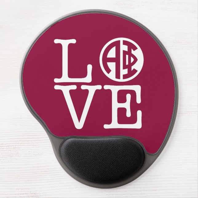 Alpha Phi | Love Gel Mouse Pad (Front)