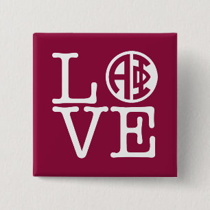 Alpha Phi   Love Pinback Button
