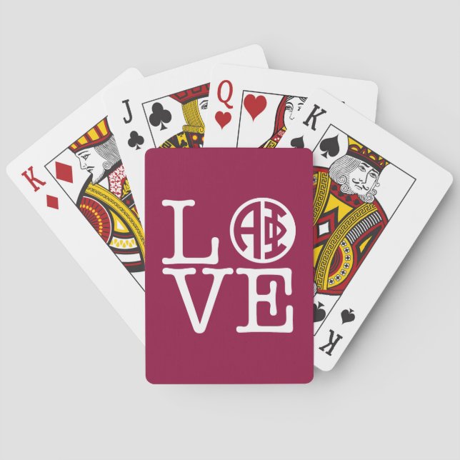 Alpha Phi | Love Poker Cards (Back)