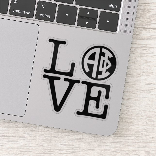 Alpha Phi | Love Sticker (Detail)