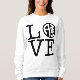 Alpha Phi   Love Sweatshirt