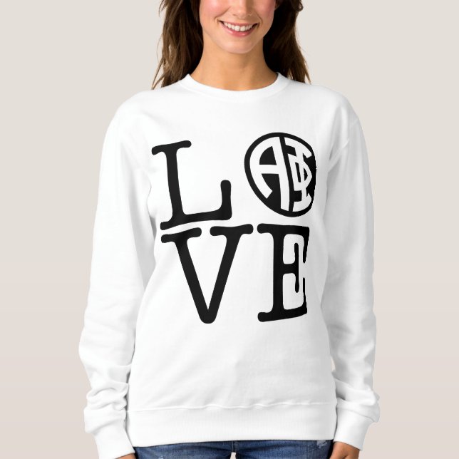 Alpha Phi | Love Sweatshirt (Front)