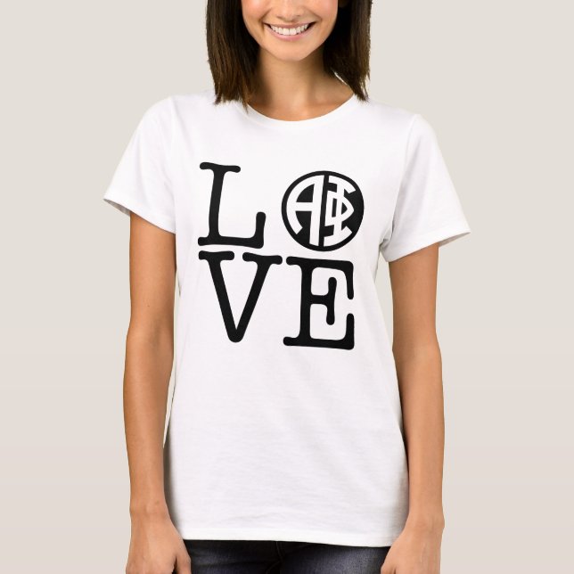 Alpha Phi | Love T-Shirt (Front)