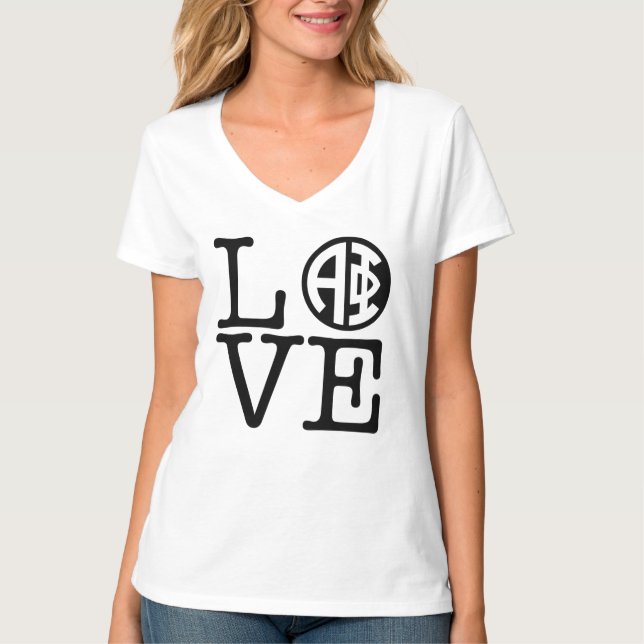 Alpha Phi | Love T-Shirt (Front)
