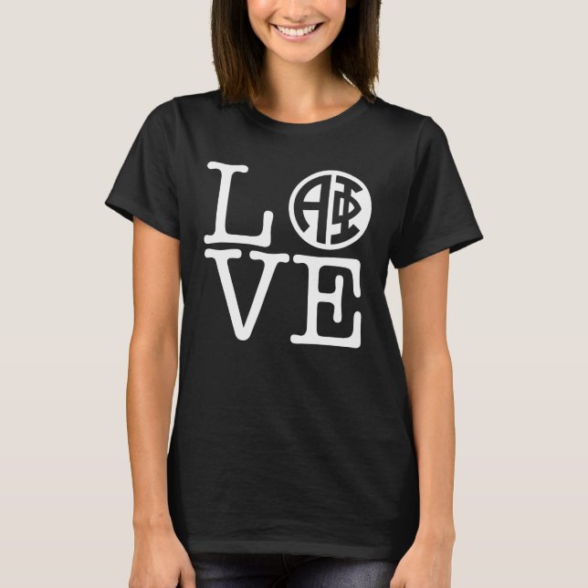 Alpha Phi | Love T-Shirt (Front)