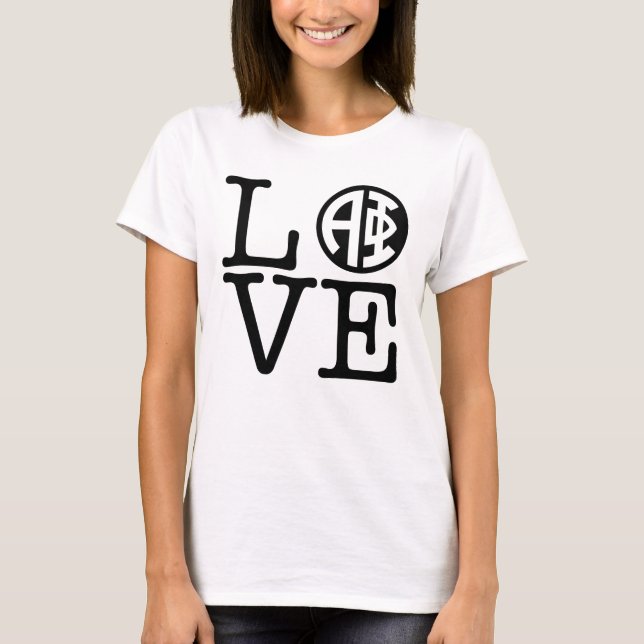 Alpha Phi | Love T-Shirt (Front)