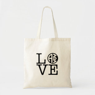 Alpha Phi Love Tote Bag