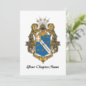 Alpha Phi Omega Color - Crest (Standing Front)
