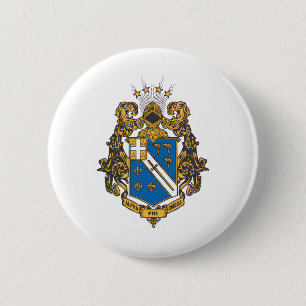Alpha Phi Omega Color - Crest Button