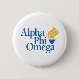 Alpha Phi Omega Color - Torch Button