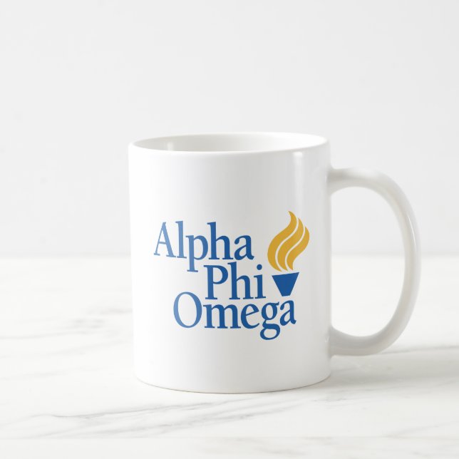 Alpha Phi Omega Color - Torch Coffee Mug (Right)