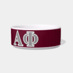Alpha Phi Silver Letters Bowl<br><div class="desc">Check out these official Alpha Phi designs! Personalize your own Greek merchandise on Zazzle.com! Click the Customize button to insert your own name, class year, or club to make a unique product. Try adding text using various fonts & view a preview of your design! Zazzle's easy to customize products have...</div>