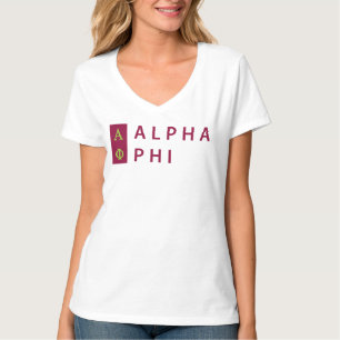 Alpha Phi Stacked T-Shirt