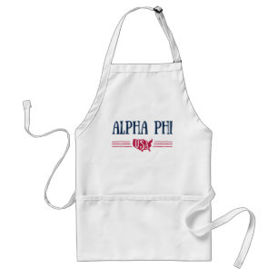 Alpha Phi USA Adult Apron