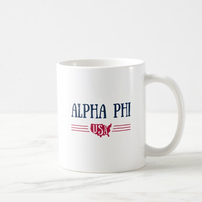 Alpha Phi USA Coffee Mug (Right)