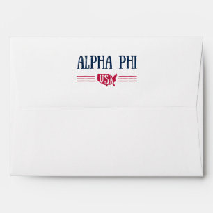 Alpha Phi USA Envelope