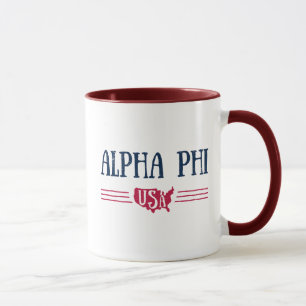 Alpha Phi USA Mug