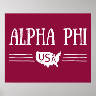 Alpha Phi USA Poster