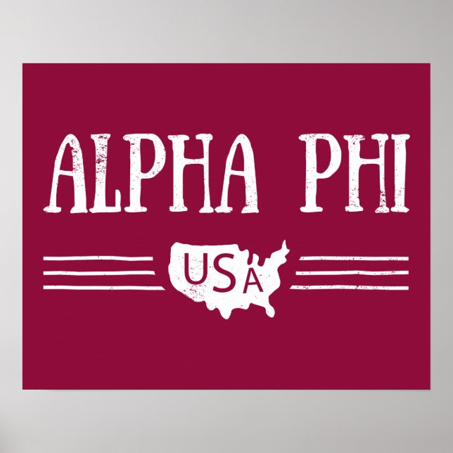 Alpha Phi USA Poster (Front)