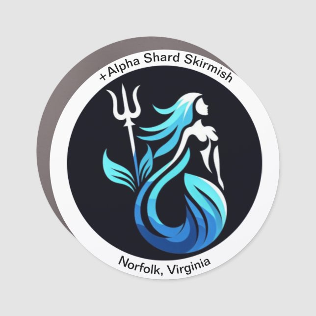 +Alpha Shard Skirmish Car/Fridge Magnet (Front)