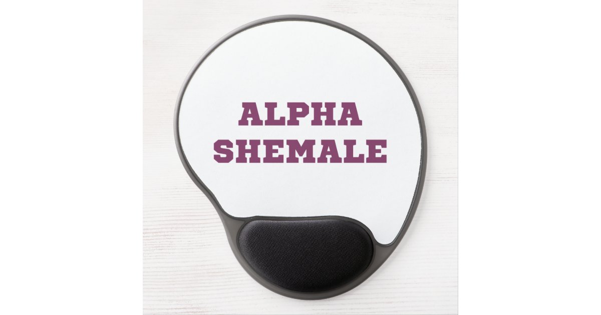 Alpha Shemale Gel Mouse Pad 