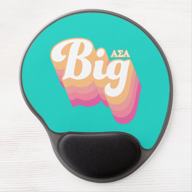 Alpha Sigma Alpha | Big Gel Mouse Pad (Front)