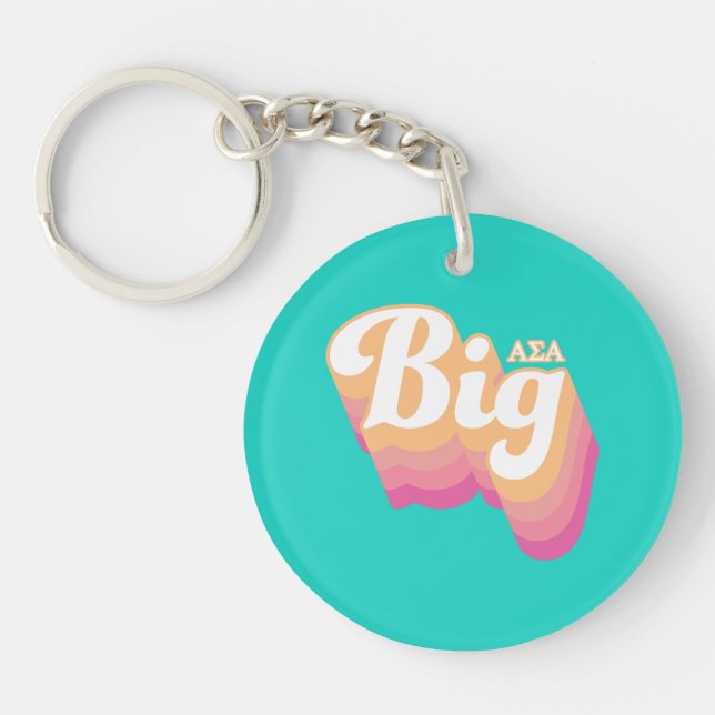 Alpha Sigma Alpha | Big Keychain (Front)