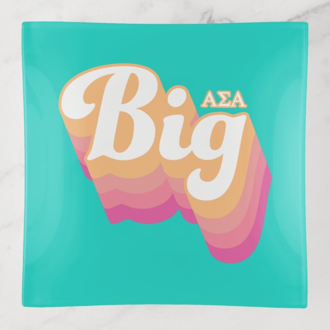 Alpha Sigma Alpha | Big Trinket Tray (Front)