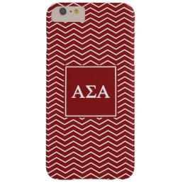 Alpha Sigma Alpha | Chevron Pattern Barely There iPhone 6 Plus Case