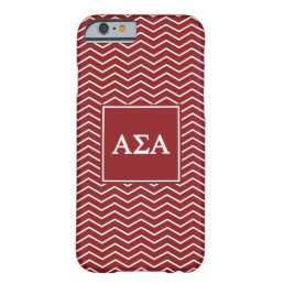 Alpha Sigma Alpha | Chevron Pattern Barely There iPhone 6 Case
