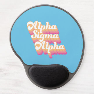 Alpha Sigma Alpha | Groovy Script Gel Mouse Pad