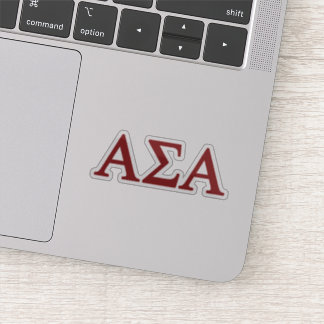 Alpha Sigma Alpha Lil Script Sticker