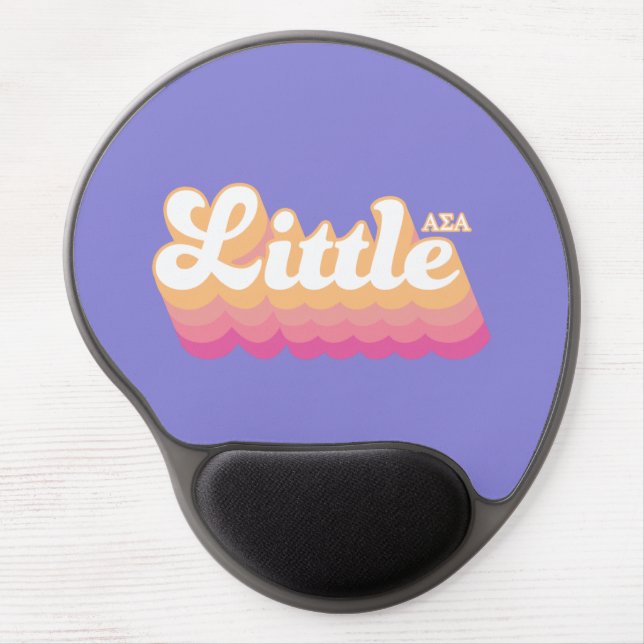 Alpha Sigma Alpha | Little Gel Mouse Pad (Front)