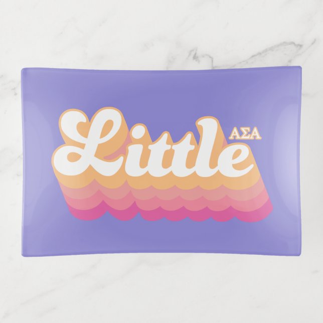 Alpha Sigma Alpha | Little Trinket Tray (Front)