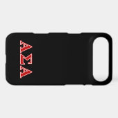 Alpha Sigma Alpha Red Letters Case-Mate iPhone Case (Back (Horizontal))