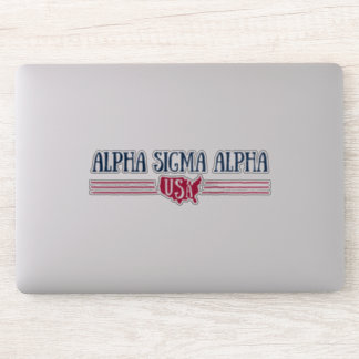 Alpha Sigma Alpha USA Sticker