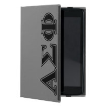 Alpha Sigma Phi Black Letters Case For iPad Mini