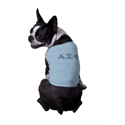 Alpha Sigma Phi Grey Letters Shirt