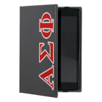 Alpha Sigma Phi Red and Grey Lettes Case For iPad Mini