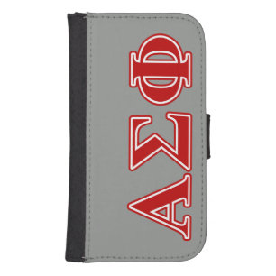 Alpha Sigma Phi Red Letters Phone Wallet