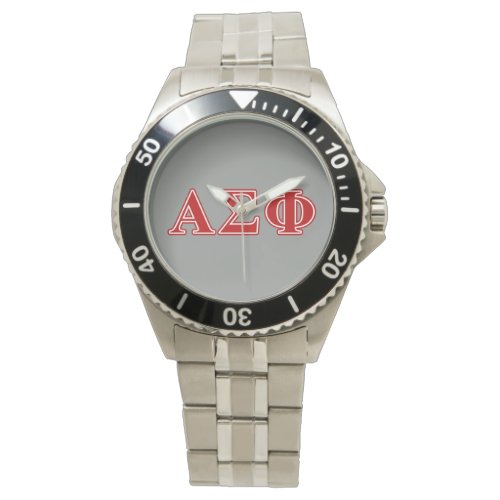 Alpha Sigma Phi Red Letters Watch